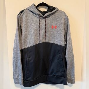 Under Armour Men's Two-Tone Gray and Black Hoodie